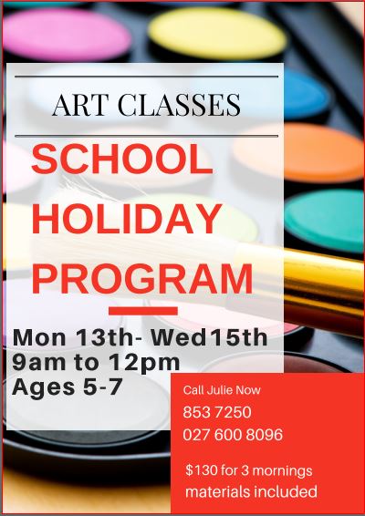 Art School Holiday Program – Queenwood Hamilton, April 2015